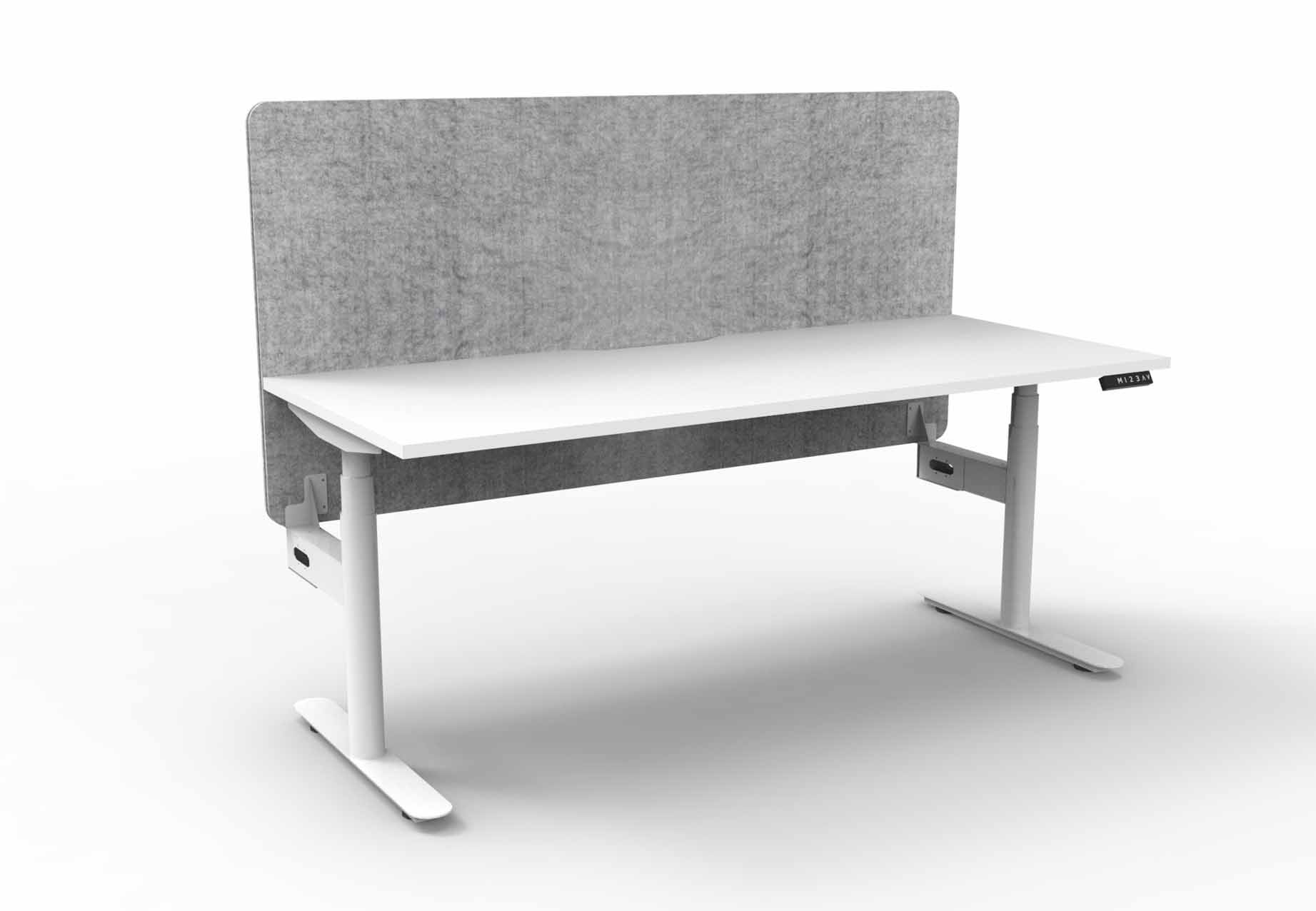 Halo+ Sit-Stand Single Sided Workstation - with Eco Screen